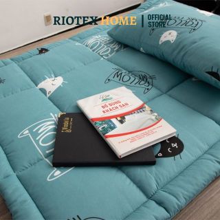 [SẢN PHẨM MỚI] Tấm nệm ngủ trưa văn phòng gấp gọn công sở một người nằm RIOTEX - Bộ đệm gối ngủ gồm nệm + gối + mền