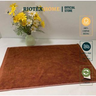 Thảm Lau- Chùi Chân Màu Nâu Riotex Chuyên Dùng Cho Khách Sạn, Bệnh Viện, Spa Kích Thước 45x65cm