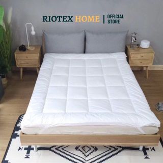 Topper Làm Mềm Nệm Cao Cấp Chuẩn 5 Sao RIOTEX Microfiber Kháng Khuẩn Dày 7cm Nhiều Kích Thước