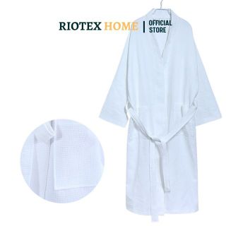 Áo Choàng Tắm Nam Nữ khách sạn cao cấp 100% chất cotton tổ ong đẹp, thấm hút mềm mại, thiết kế cao cấp bởi  RIOTEX HOME