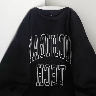 Áo sweater tay phòng in Tech’ nỉ mịn form dưới 70kg