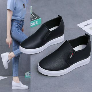 Giày slip on nữ độn đế da trơn trẻ trung SD06 giá sỉ