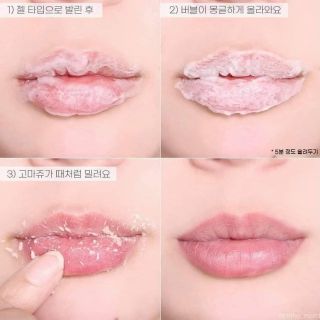 Tẩy da chết sủi bọt môi bubi lips