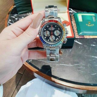 ĐỒNG HỒ ROLLEX ĐÁ MÀU NAM TRUNG CẤP