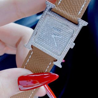 Đồng hồ nữ cao cấp HHERMES HEURE H DIAMOND