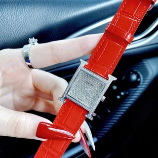 Đồng hồ nữ cao cấp HERMESSSS HEURE H DIAMOND