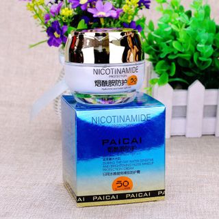 Bộ kem Chuyên Dưỡng PAICAI 50.SPF/FPS . làm sáng , Căng bóng da,trị nám ,tàn nhang Chống nắng , giúp da đều màu ,se khít lỗ chân lông ( 1hop 55g )