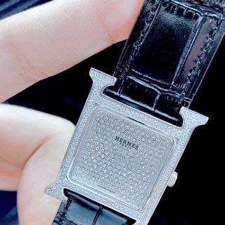 Đồng hồ nữ cao cấp HERMMES HEURE H DIAMOND