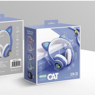 Chia sẻ: 0 Tai Nghe Mèo Bluetooth chụp Tai STN28, Có Mic, Âm Bass Mạnh Mẽ Nghe Nhạc, Chơi Game. Học Onlie Cực thích