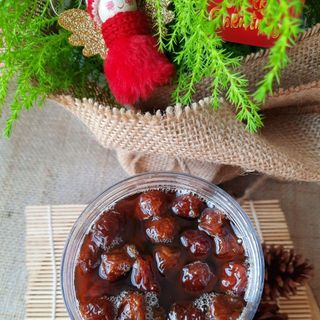 Xí muội ngâm/ syrup xí muội/ nước cốt xí muội (màu đỏ tự nhiên)