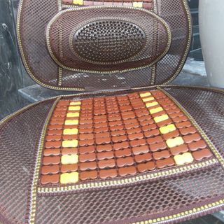 Đệm gối thẻ tre lót ghế ô tô