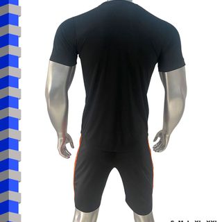 Đồ đá banh, quần áo bóng đá CLB Manchester United màu đen - Thun lạnh co giãn - Full size từ S đến 2XL