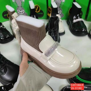 boots trẻ em chất da mềm cổ chun co giãn thải mái S3015