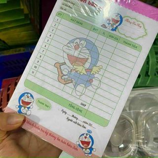 Hoá đơn bán hàng Doraemon - kitty giá sỉ