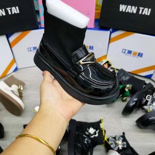 Giày boots trẻ em phong cách sành điệu S3007