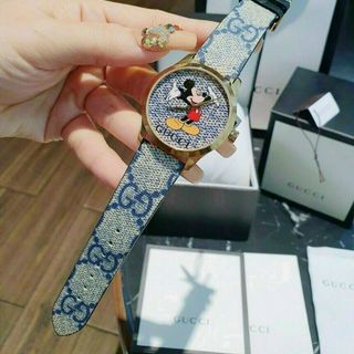 ĐỒNG HỒ GUCCl DA MICKEY CAO CẤP SALE