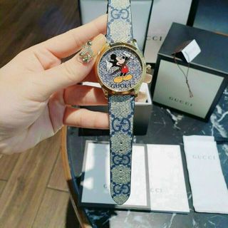 ĐỒNG HỒ GUCCl DA MICKEY CAO CẤP SALE