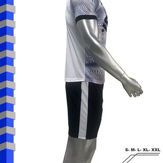 Đồ đá banh, quần áo bóng đá CLB Liverpool màu trắng - Thun lạnh co giãn - Full size từ S đến 2XL