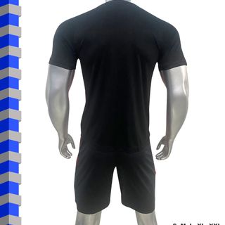 Đồ đá banh, quần áo bóng đá CLB Manchester City đen - Thun lạnh co giãn - Full size từ S đến 2XL