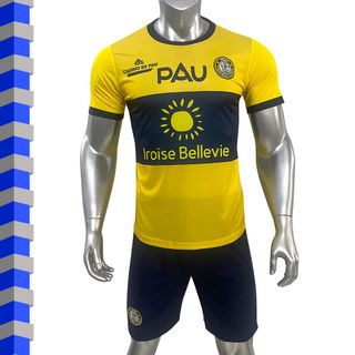 Quần áo bóng đá CLB PAU FC màu vàng - Vải thun lạnh - Size từ S đến 2XL giá sỉ