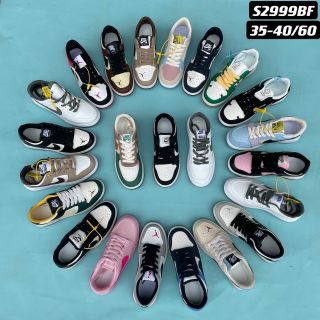 giày thể thao nữ đế thấp chất da mềm đẹp S2999