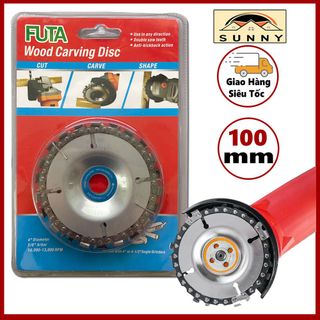 Lưỡi Cắt Gỗ Lưỡi Cắt Xích Tròn FUTA 100mm (Phi 100) - Đĩa Cưa Xích Tròn, Đĩa Phay Gỗ, Lưỡi Cưa Xích Cắt Gỗ Gắn Cho Máy Mài Cầm Tay giá sỉ