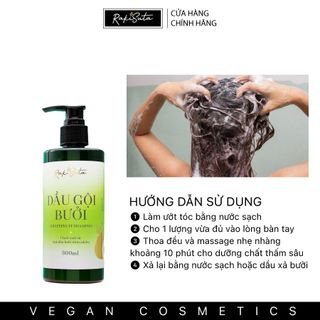 Dầu gội bưởi phục hồi tóc khô xơ gãy rụng Rakisuta 300ml