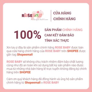Bịch Tã Quần ROSE BABY Đầy Đủ Size M (30 miếng)/ L (28 miếng)/ XL (26 miếng)/ XXL (24 miếng)/ XXXL (22 miếng)