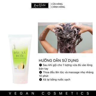 Dầu xả bưởi phục hồi tóc hư tổn Rakisuta 180ml