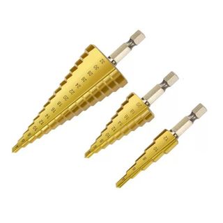 Bộ 3 Mũi Khoan Tháp Đa Năng WORK ZONE 4mm - 32mm - Bộ Mũi Khoan Tháp Đủ SIZE , Mũi Khoan Sắt, Nhôm, Gỗ,...