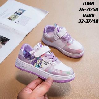 Giày thể thao trẻ em đế thấp phối hình công chúa 111