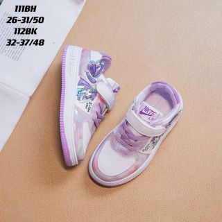 Giày thể thao trẻ em đế thấp phối hình công chúa 111