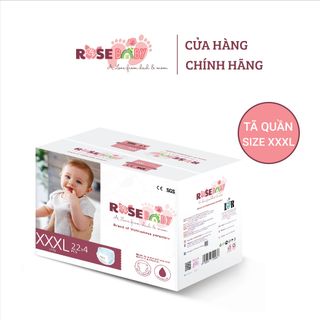 Thùng Tã Quần ROSE BABY M120 /L112/ XL104/ XXL96/ XXXL88