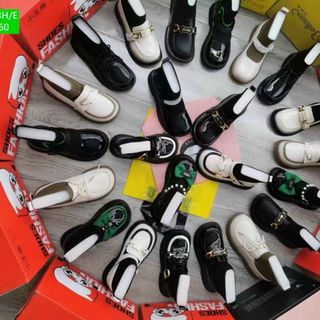 Giày boots trẻ em chất da mềm phối cổ chun co giãn S3056