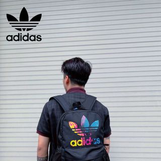 balo thời trang nam, ba lô nam, chất liệu 100% polyester• Logo in nhiệt chuẩn hãng, Form mút dày dặn • Size | 45cm x 30cm x 19cm