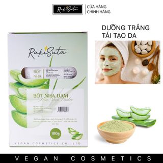 Bột mặt nạ nha đam dưỡng ẩm tái tạo da Rakisuta 100g