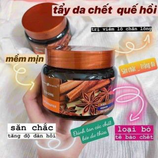 Tẩy tế bào chết quế hồi chính hãng