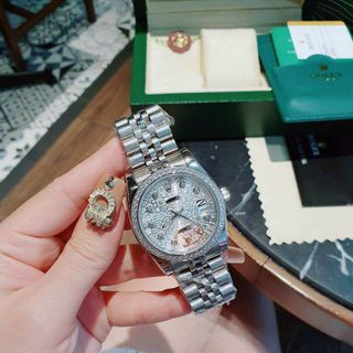 ĐỒNG HỒ ROLLEX NIỀNG ĐÁ COUPLE CAO CẤP HOT