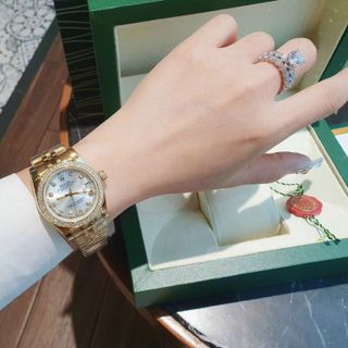 ĐỒNG HỒ ROLLEX NIỀNG ĐÁ COUPLE CAO CẤP HOT