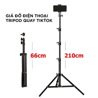 Chân quay livestream tiktok kèm remote điều khiển từ xa