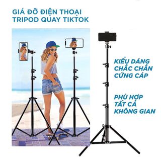 Chân quay livestream tiktok kèm remote điều khiển từ xa