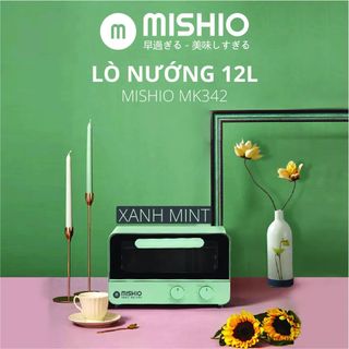 LÒ NƯỚNG MISHIO MK342 XANH MINT 12L - HÀNG CHÍNH HÃNG giá sỉ