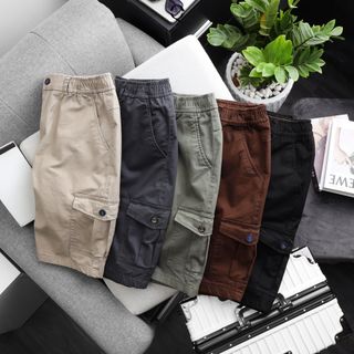 Quần short túi hộp lưng thun trẻ trung, năng động Sỉ Chỉ Từ 1 Ri