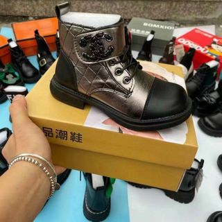 Giày boots trẻ em chất da mềm kiểu xinh xắn S3132