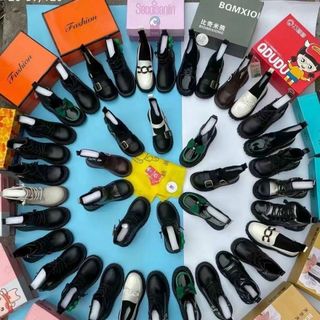 Giày boots trẻ em chất da mềm kiểu xinh xắn S3132
