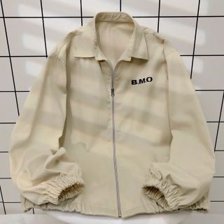 Áo khoác kaki cổ bẻ thêu BMO form đẹp