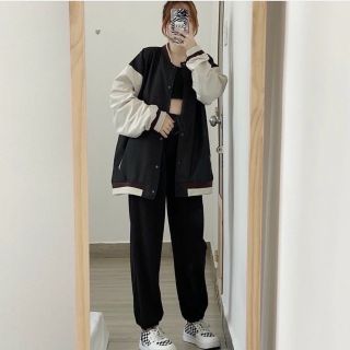 Áo khoác dù bomber logo Wasnotp form đẹp