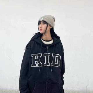 Áo chống nắng thun nỉ in KID form xuất sắc