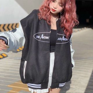 Áo khoác dù bomber logo black miack form đẹp