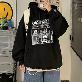 Áo hoodie logo in UNFL STUDIO form dưới 70kg đẹp